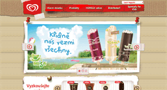 Desktop Screenshot of algida.cz